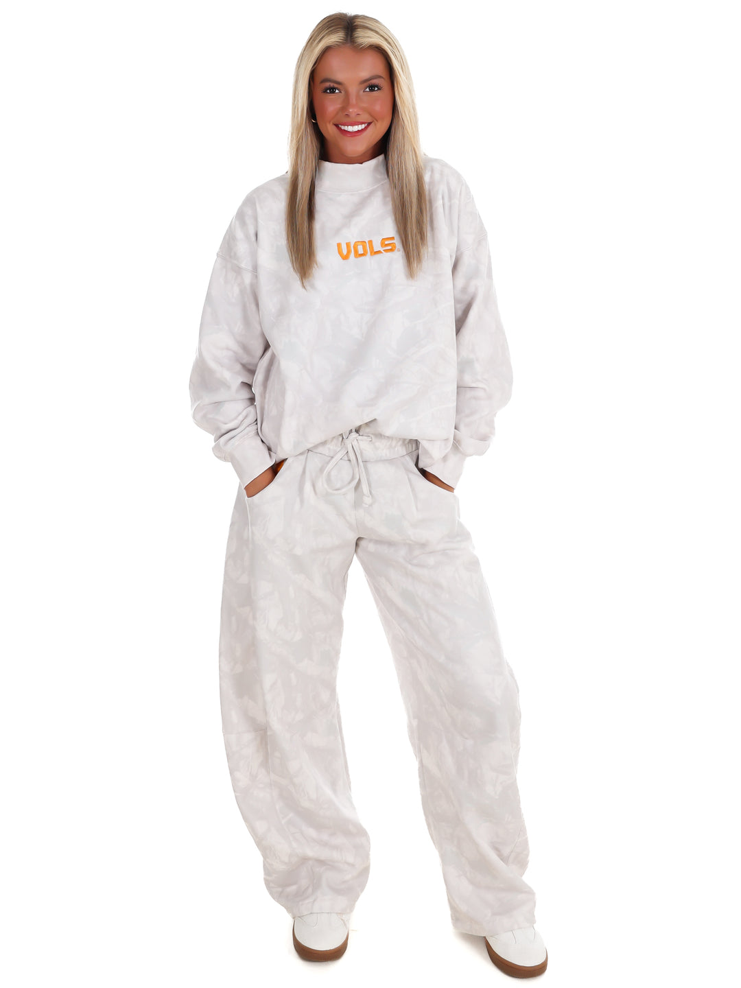 Vols Block Camo Mock Neck Pullover