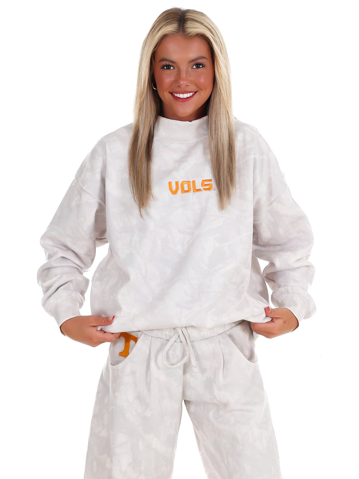 Vols Block Camo Mock Neck Pullover