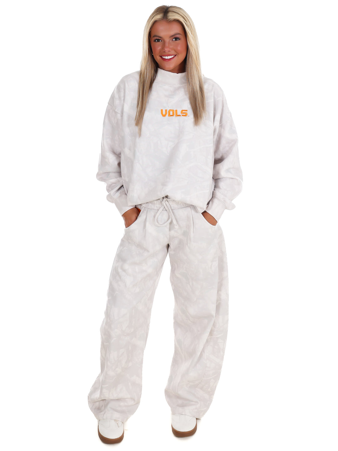 Vols Block Camo Mock Neck Pullover