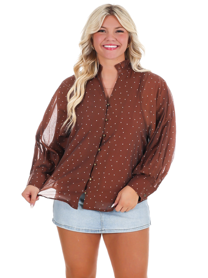 Forever Classic Polka Dot Top