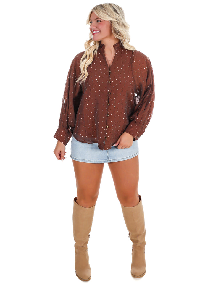 Forever Classic Polka Dot Top