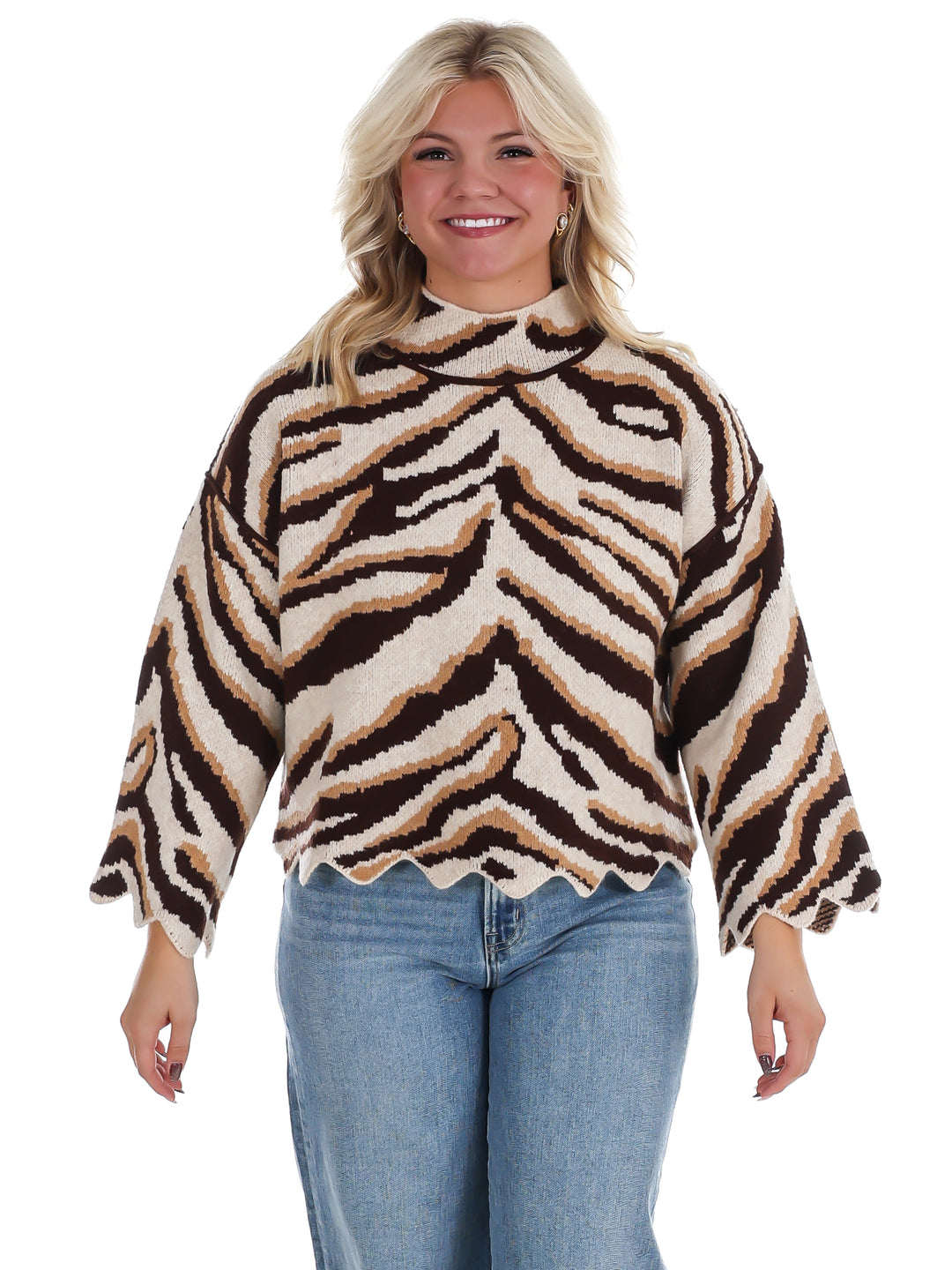 Wild About You Zebra Sweater