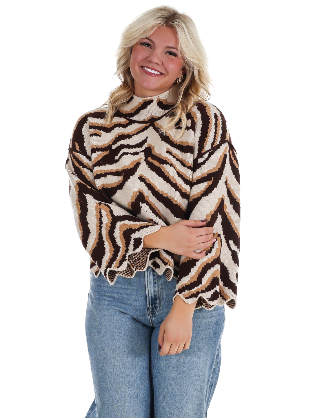 Wild About You Zebra Sweater