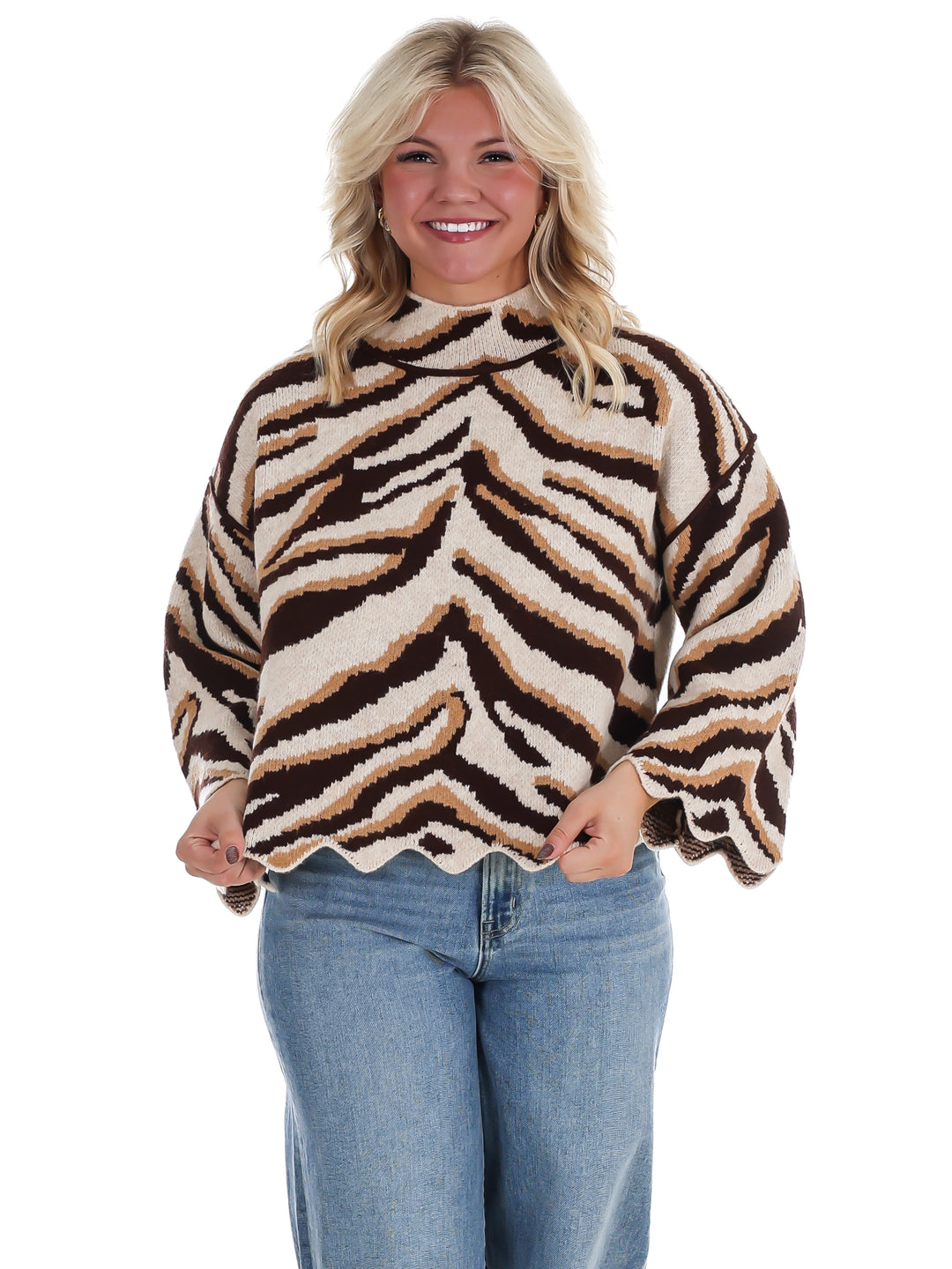 Wild About You Zebra Sweater