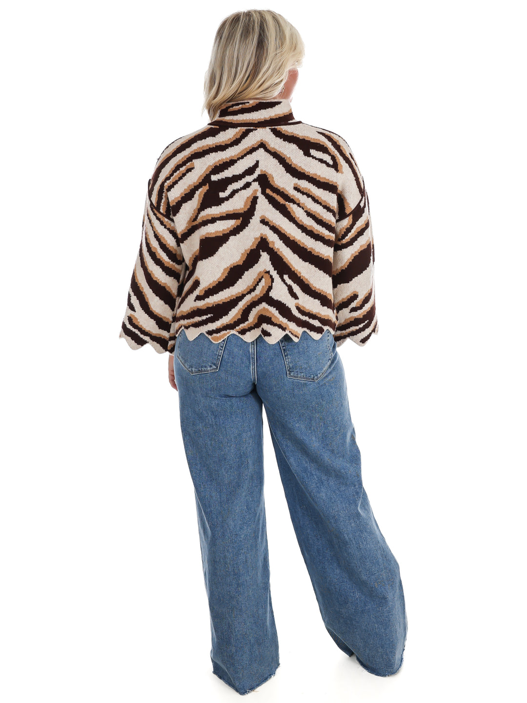 Wild About You Zebra Sweater