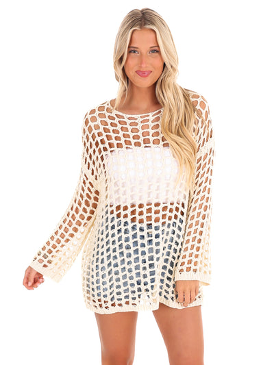 Hang Onto You Crochet Tunic Top