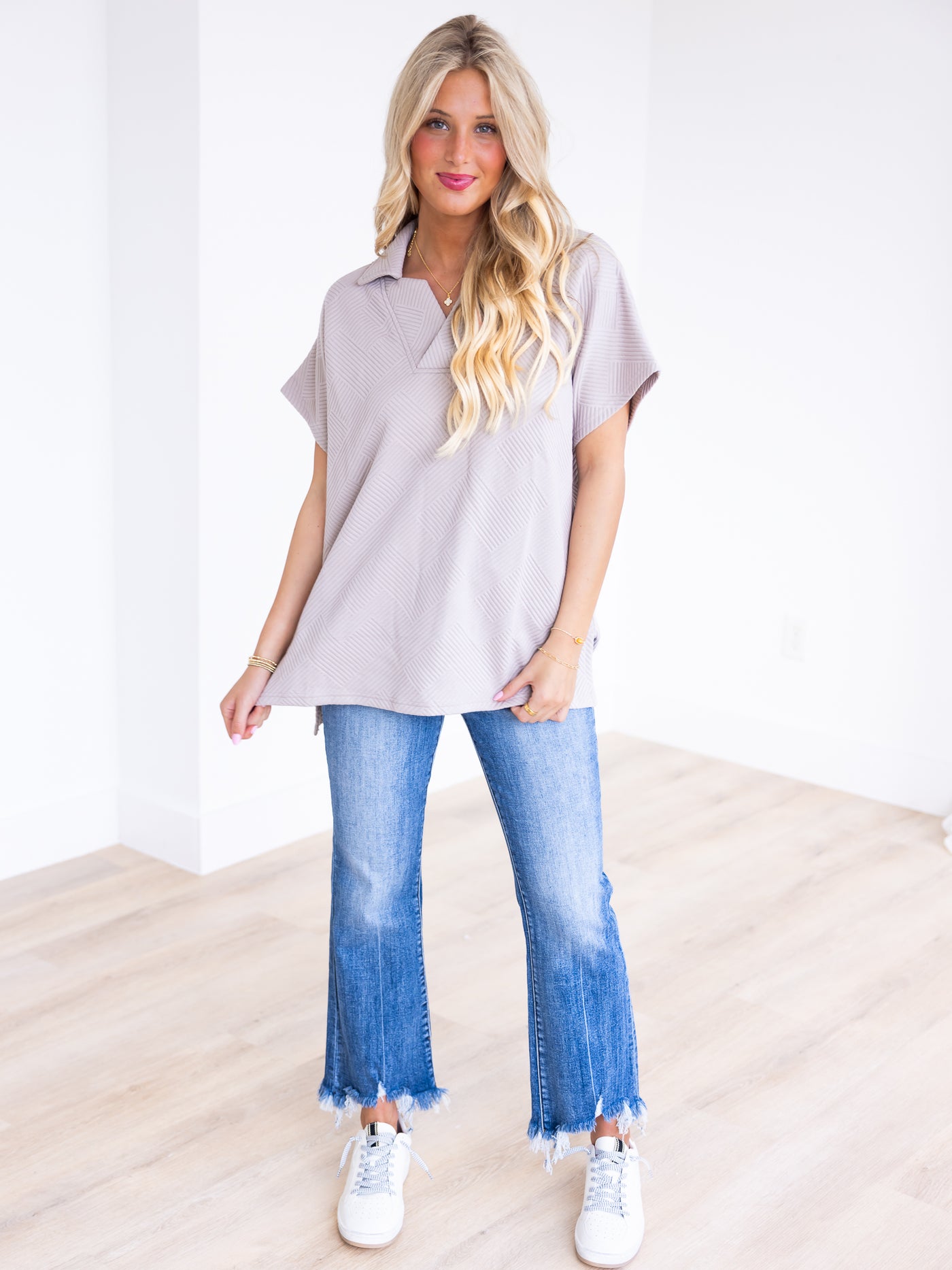 All About Me Textured Top