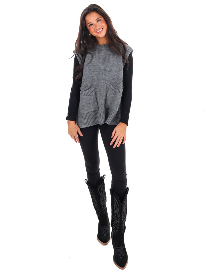 Swept Away Side Tie Sweater