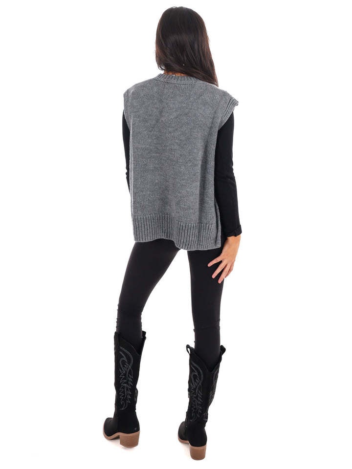 Swept Away Side Tie Sweater