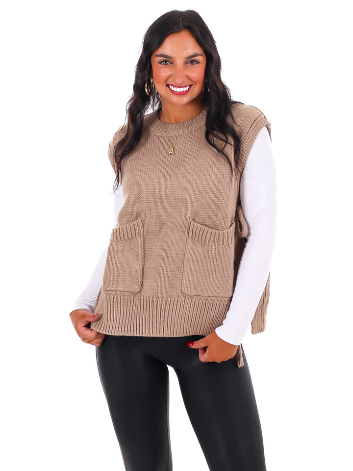 Swept Away Side Tie Sweater