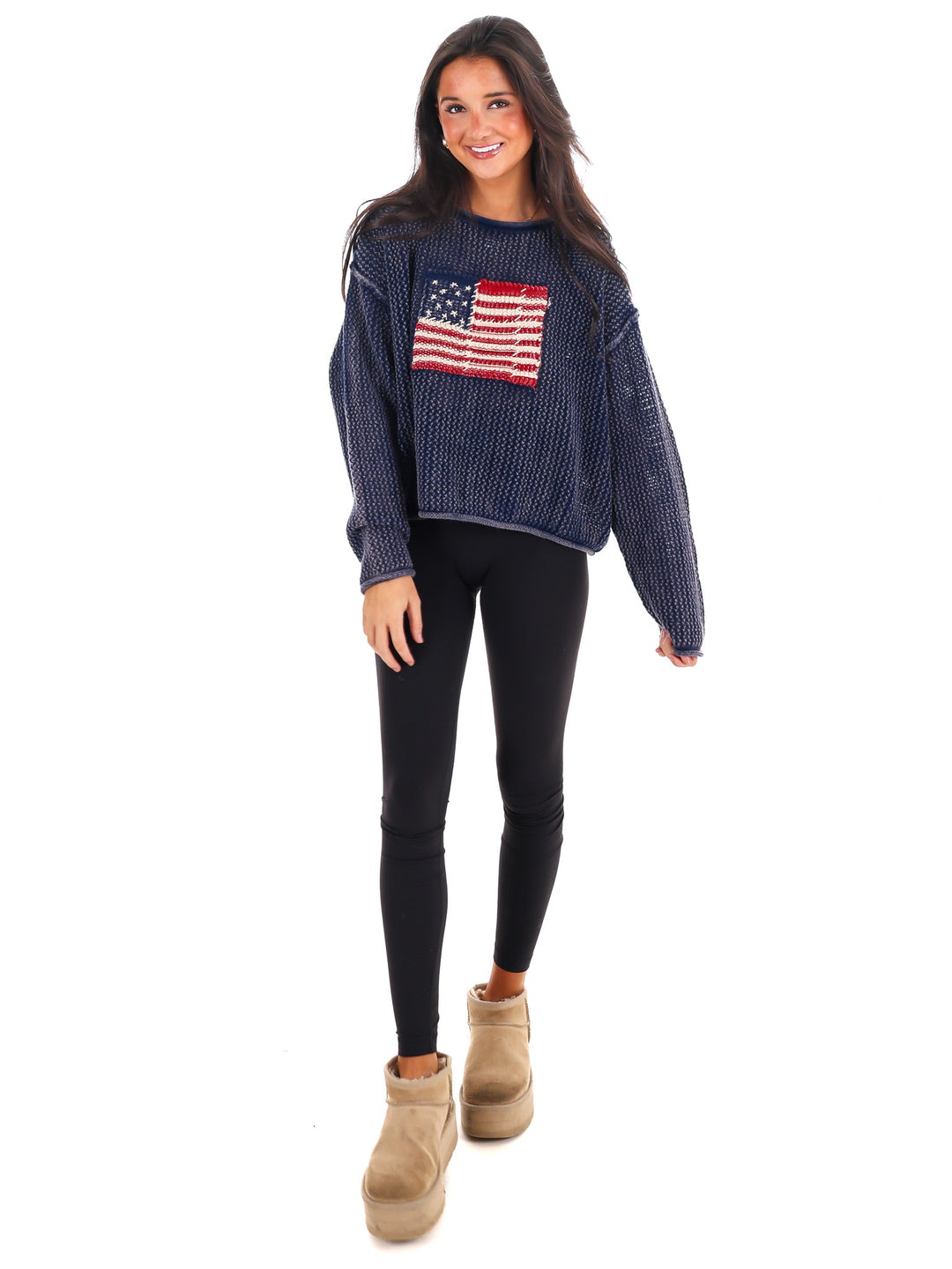 Stars & Threads Flag Sweater