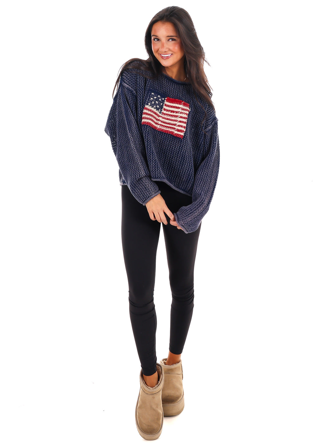 Stars & Threads Flag Sweater