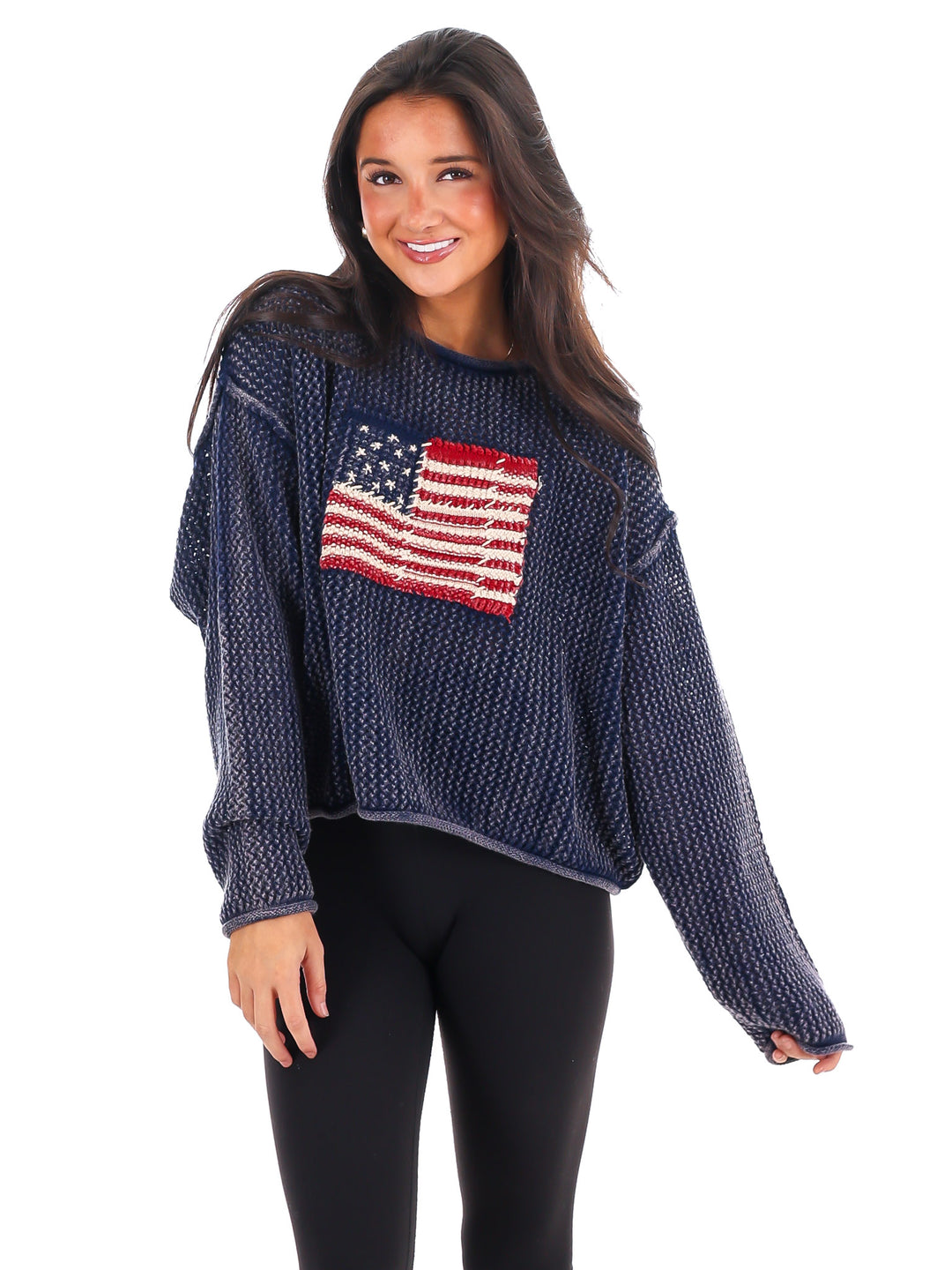 Stars & Threads Flag Sweater