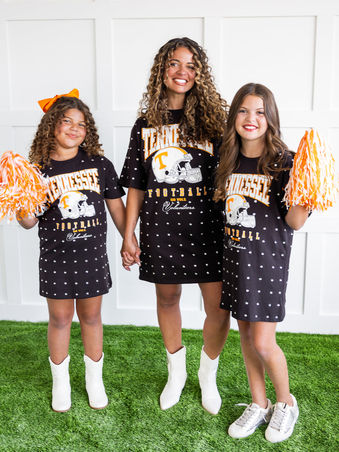 Tennessee Volunteers All Over Rhinestone T-Shirt Dress Josie's Boutique Tennessee Volunteers All Over Rhinestone T-Shirt Dress Josie's Boutique