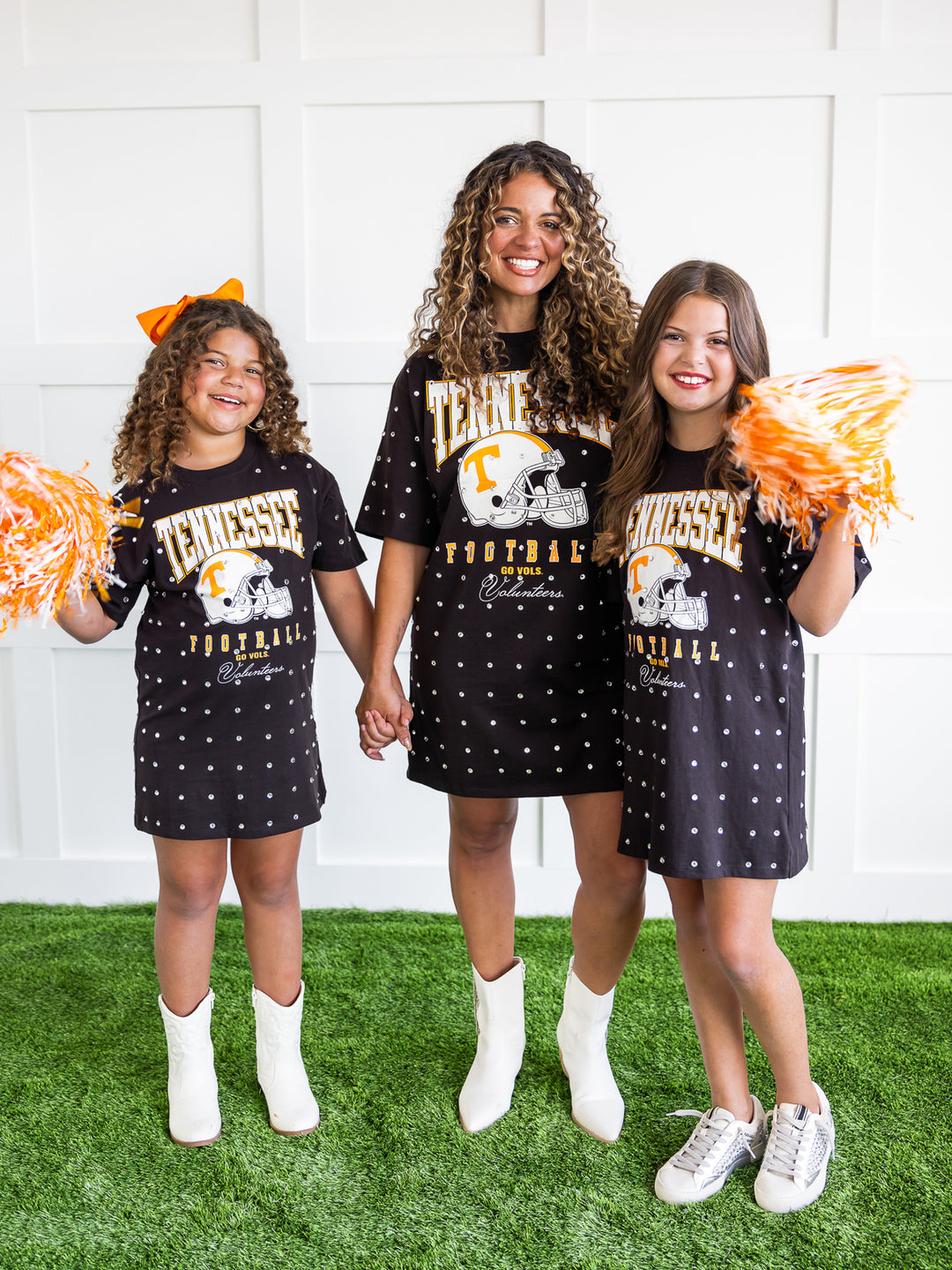 sequin tennessee jersey dress Women's Gameday Couture White Tennessee Volunteers Full Sequin Jersey Dress