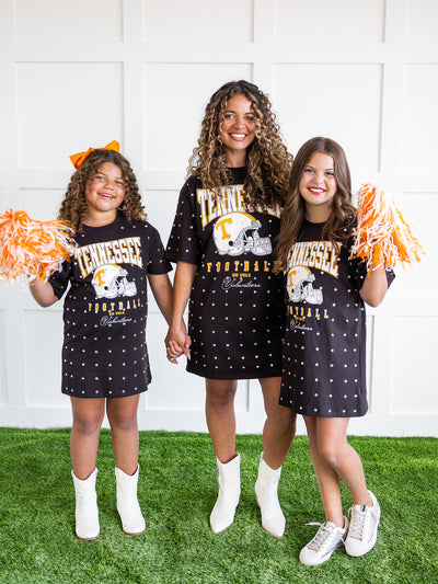 Tennessee Volunteers All Over Rhinestone T-Shirt Dress