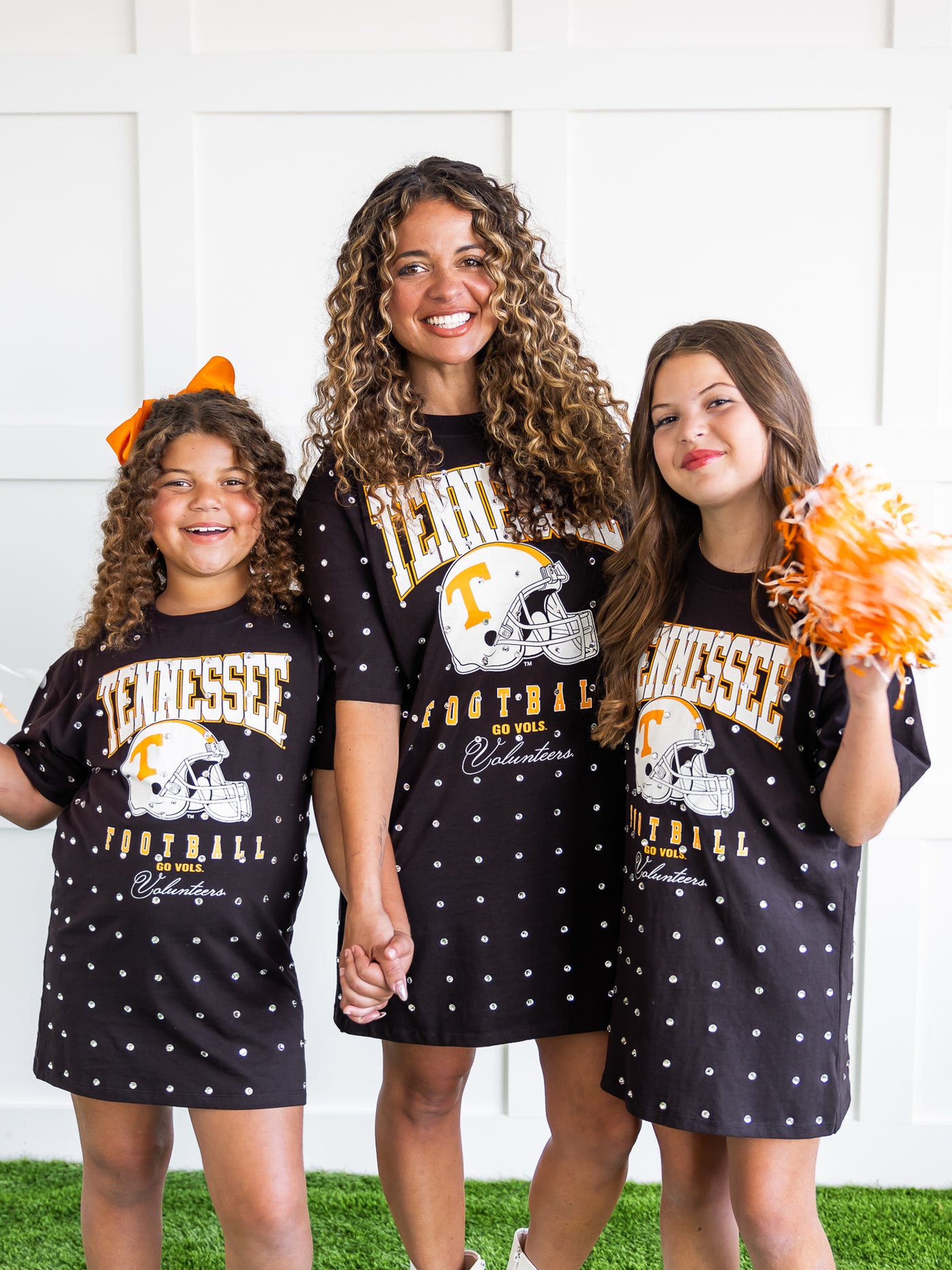 Tennessee Volunteers All Over Rhinestone T-Shirt Dress