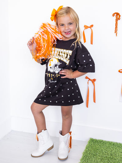 Youth Tennessee Volunteers All Over Rhinestone T-Shirt Dress