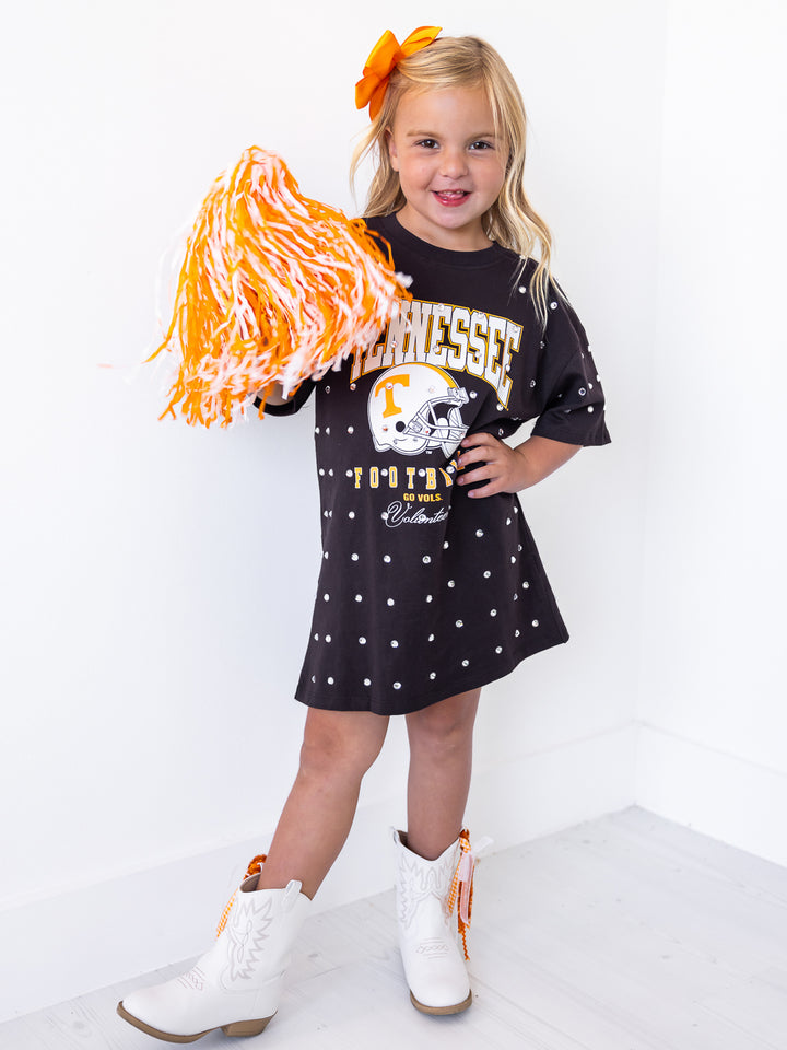 Youth Tennessee Volunteers All Over Rhinestone T-Shirt Dress