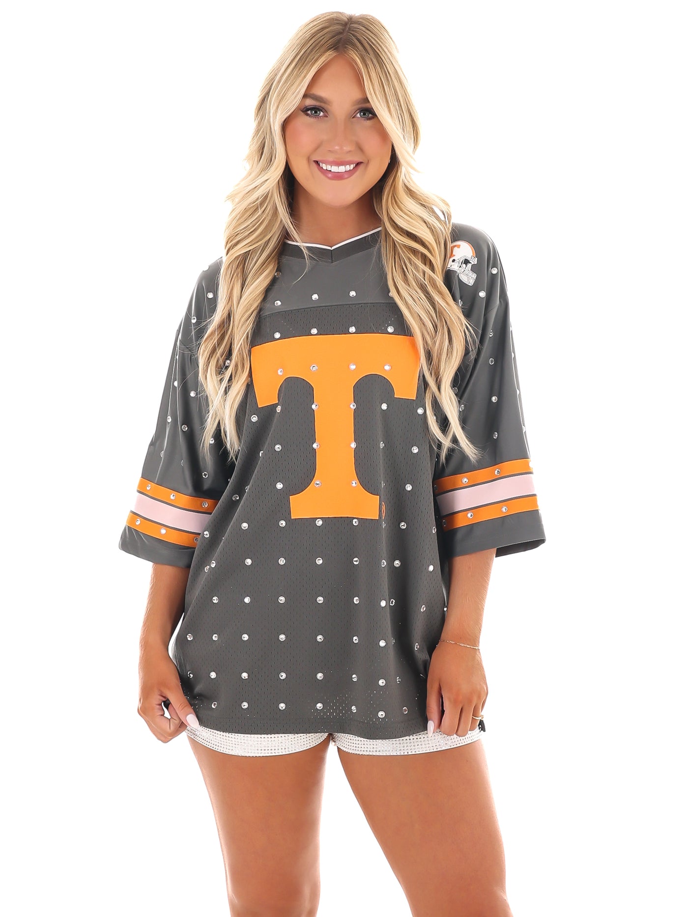 Tennessee Volunteers Kick-Off Time Rhinestone Top