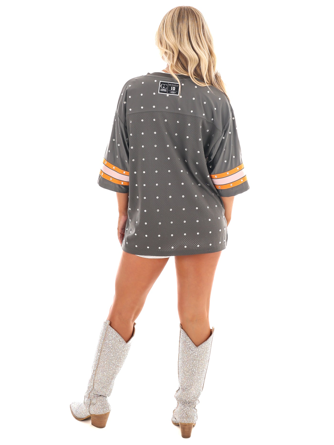 Tennessee Volunteers Kick-Off Time Rhinestone Top