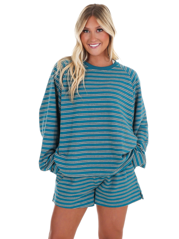 From Here On Stripe Two Piece Set