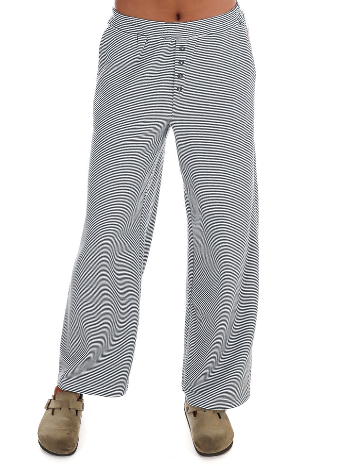Cozy Girl Stripe Soft Knit Pants