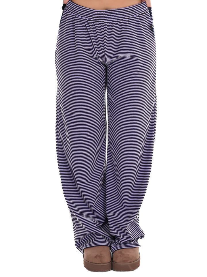 Well Defined Striped Fleece Lounge Pants