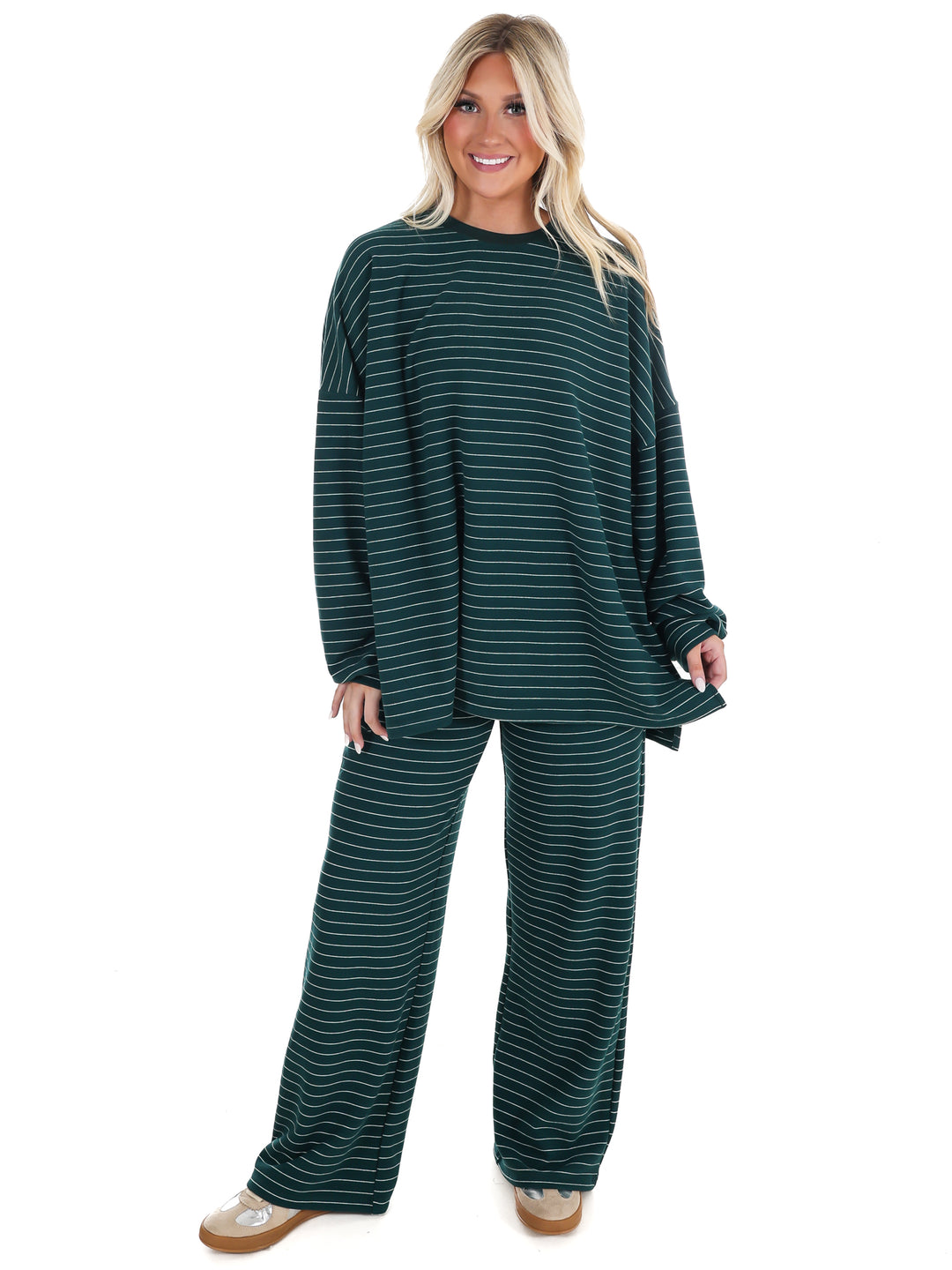 Warm Wishes Fleece Oversized Top