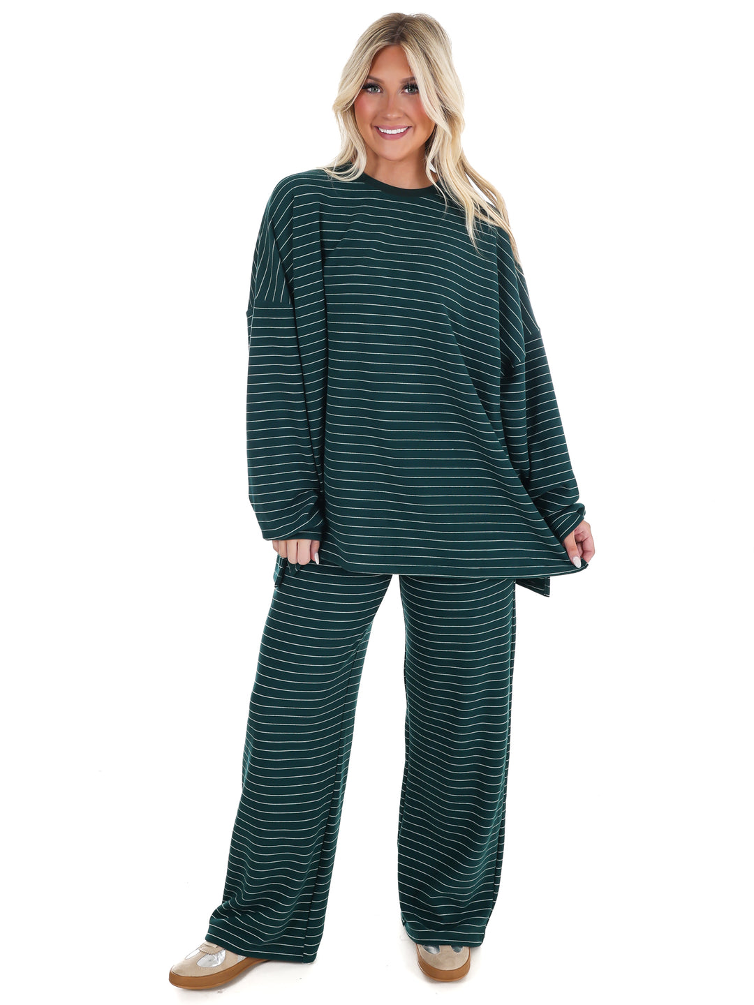 Warm Wishes Fleece Oversized Top