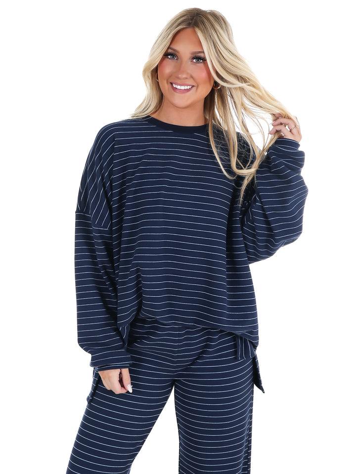 Warm Wishes Fleece Oversized Top