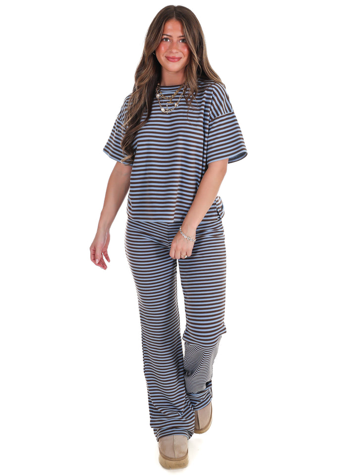 Day After Day Stripe Two Piece Set