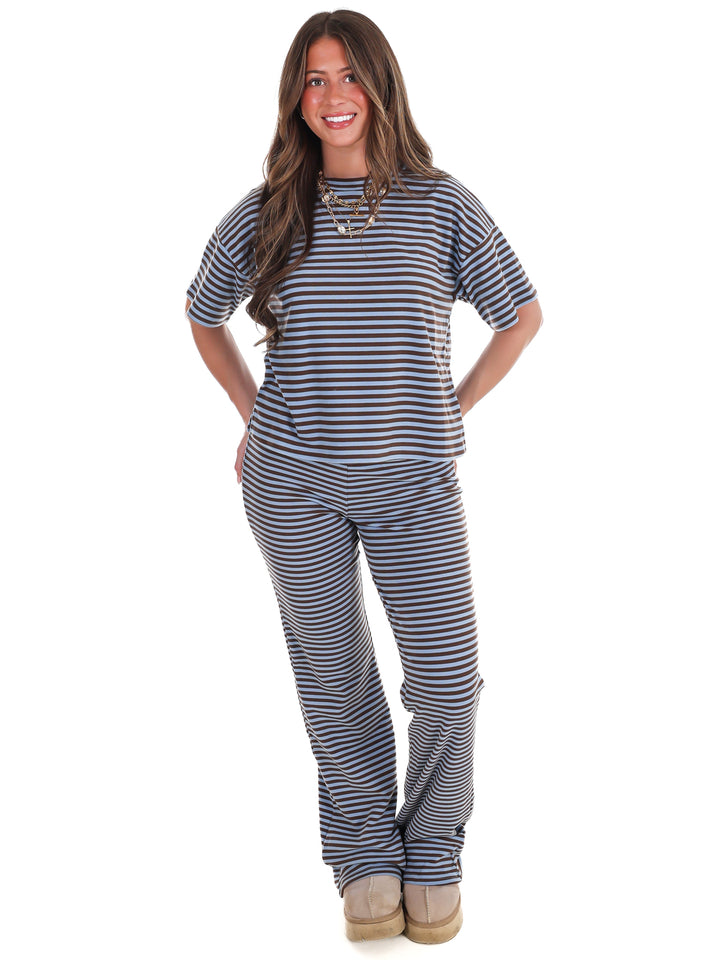 Day After Day Stripe Two Piece Set