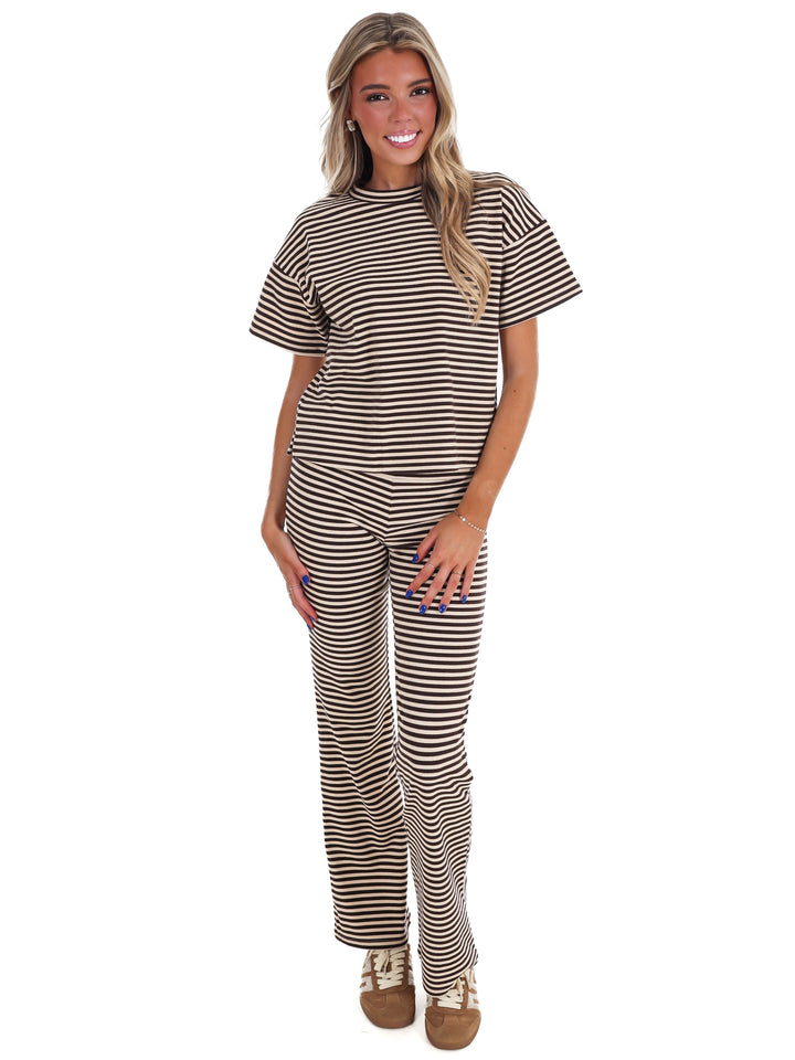 Day After Day Stripe Two Piece Set