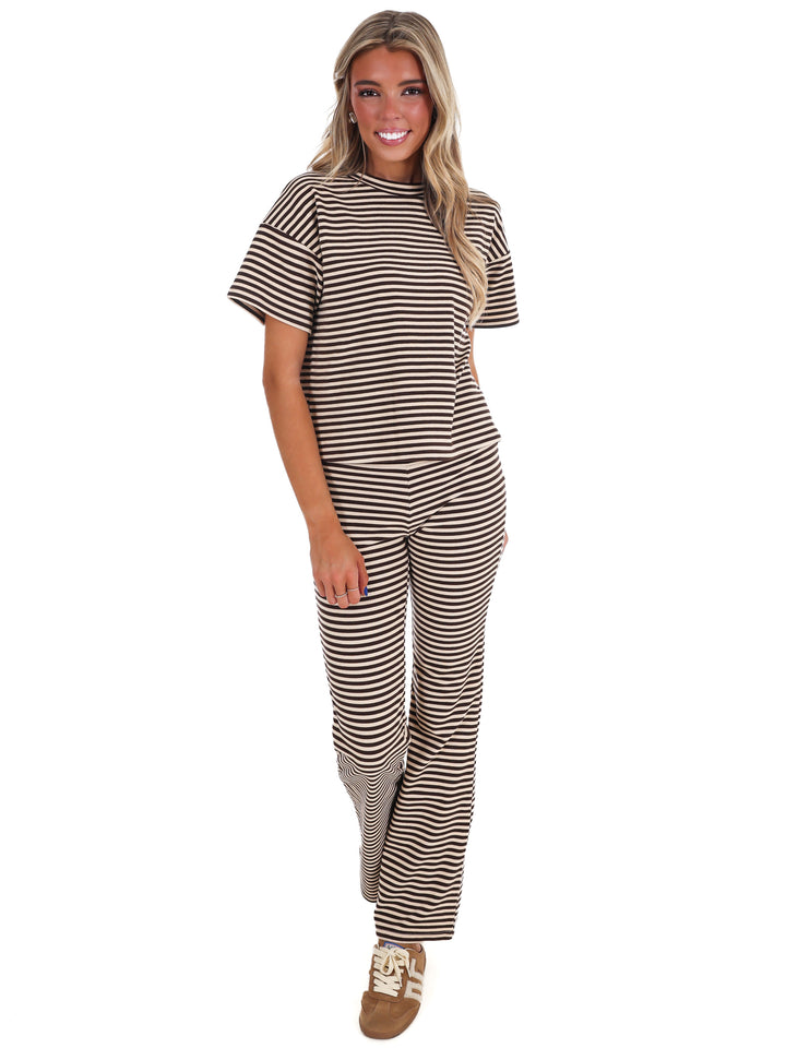 Day After Day Stripe Two Piece Set