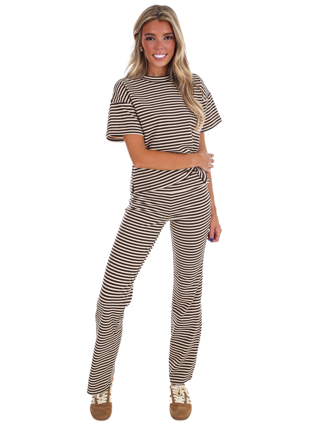Day After Day Stripe Two Piece Set