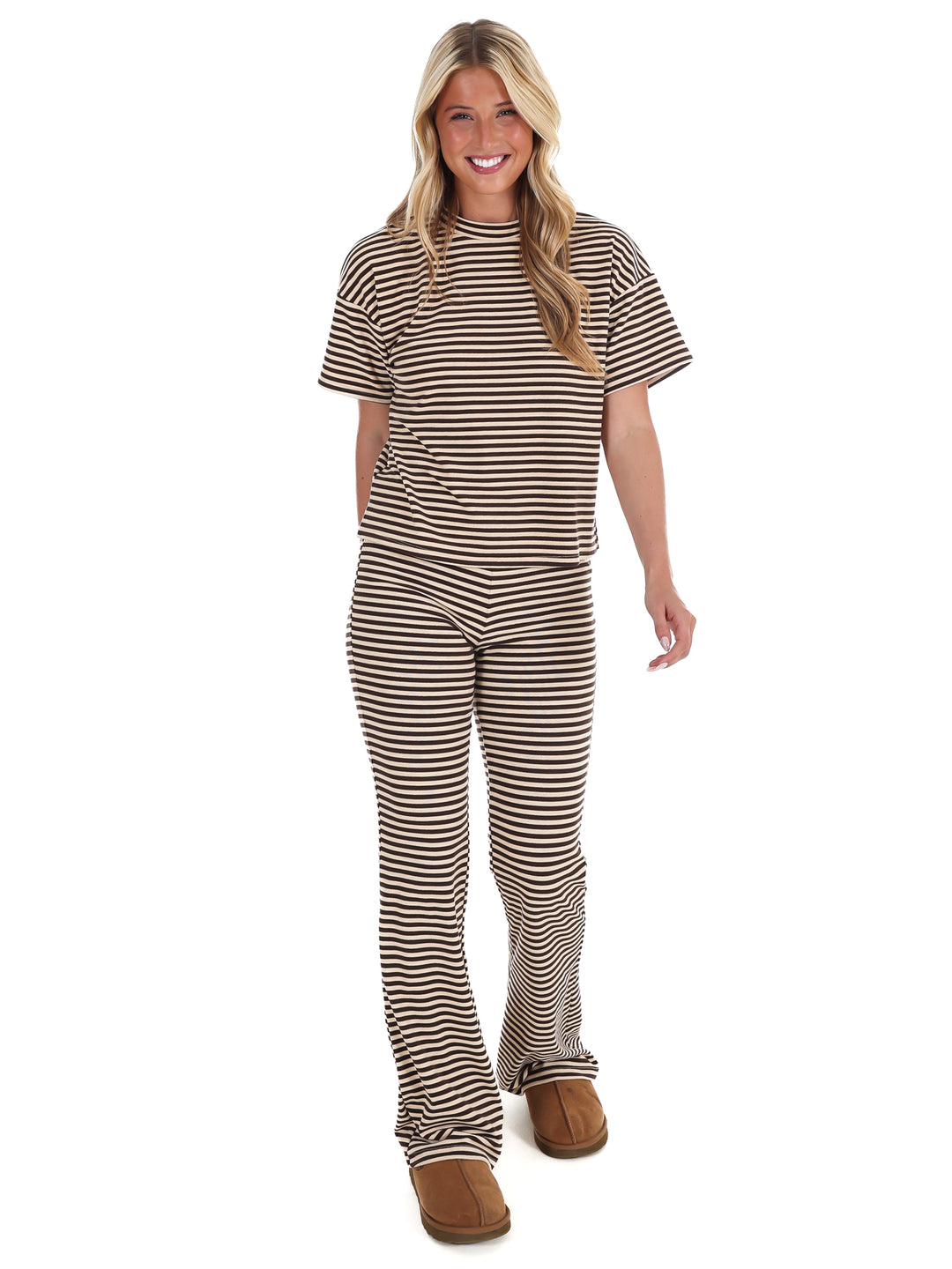 Day After Day Stripe Two Piece Set