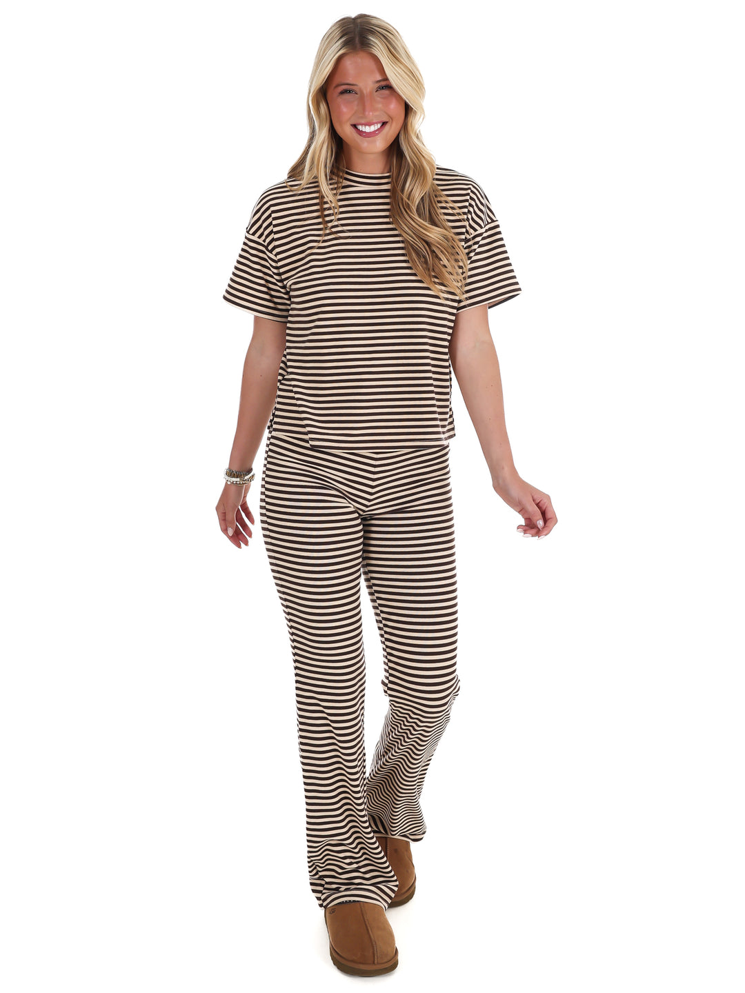 Day After Day Stripe Two Piece Set