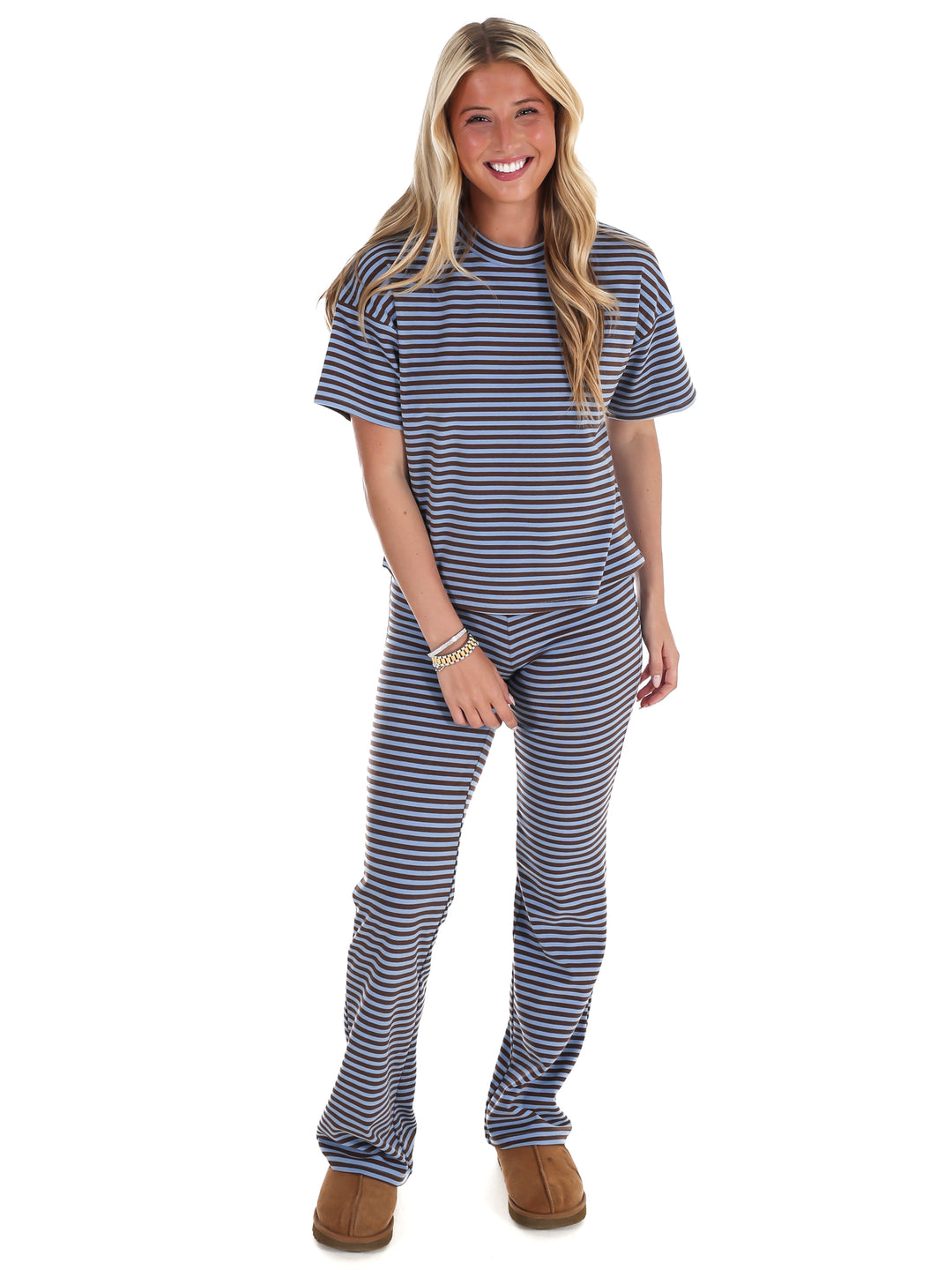 Day After Day Stripe Two Piece Set