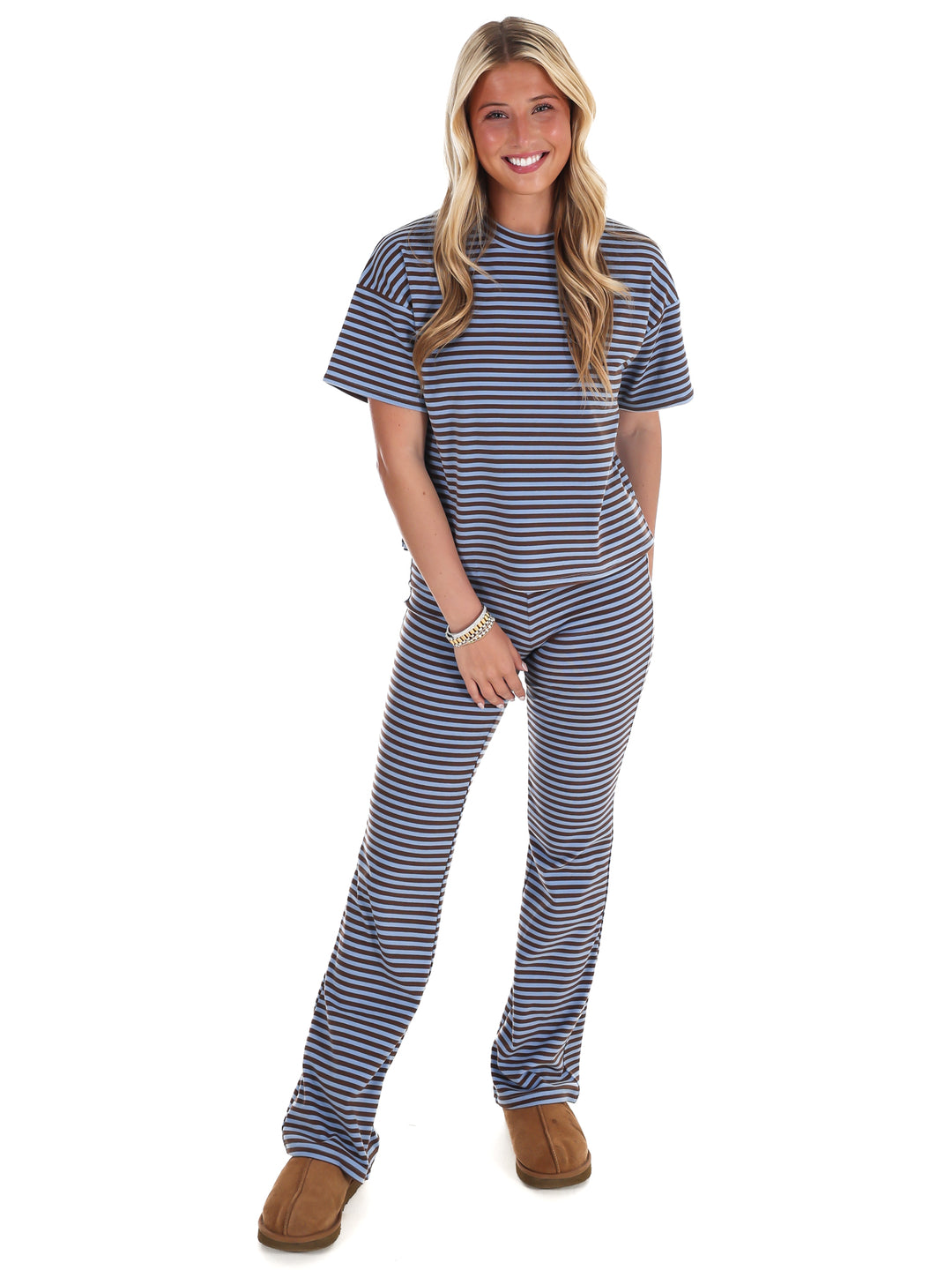 Day After Day Stripe Two Piece Set