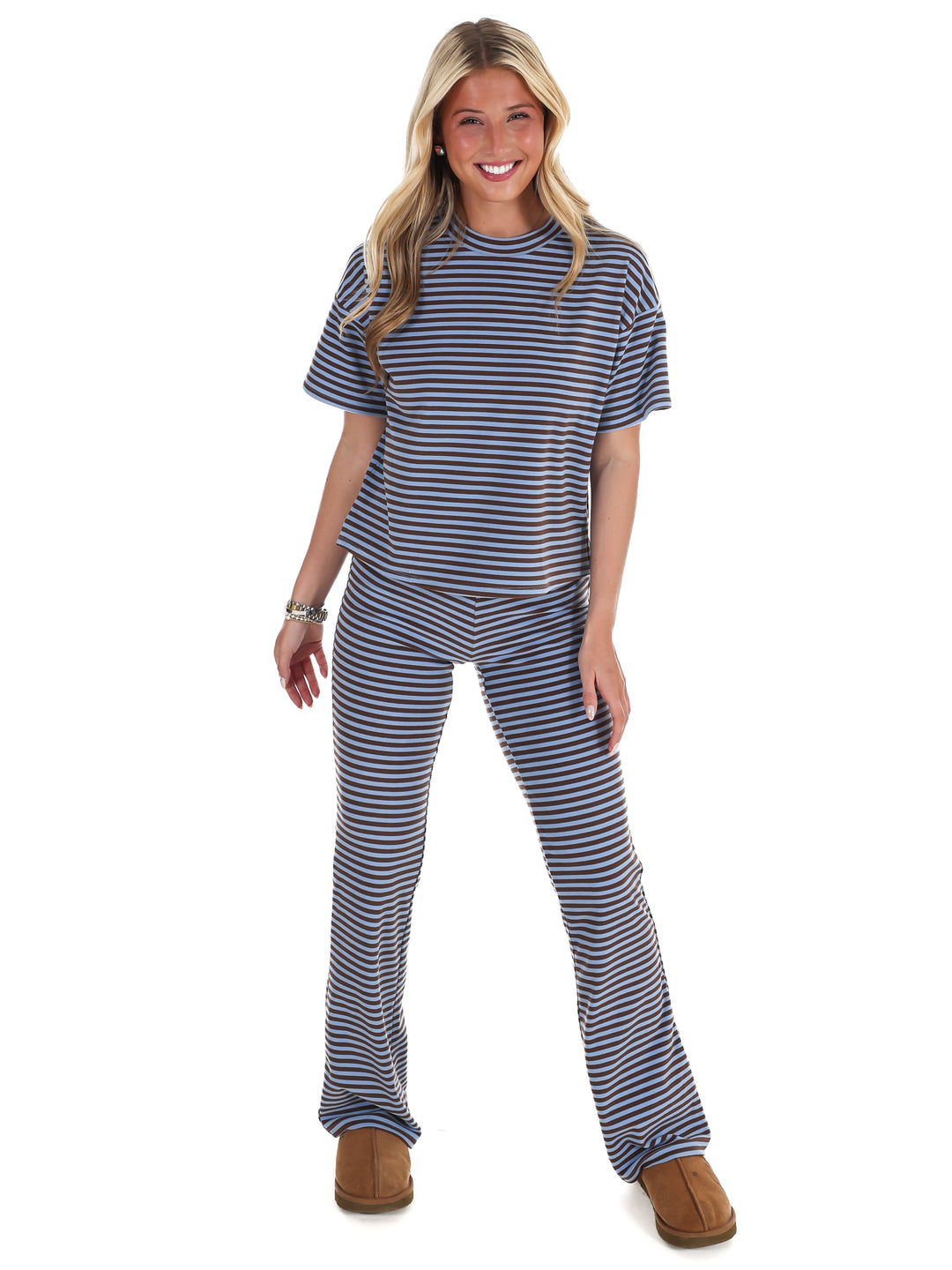 Day After Day Stripe Two Piece Set