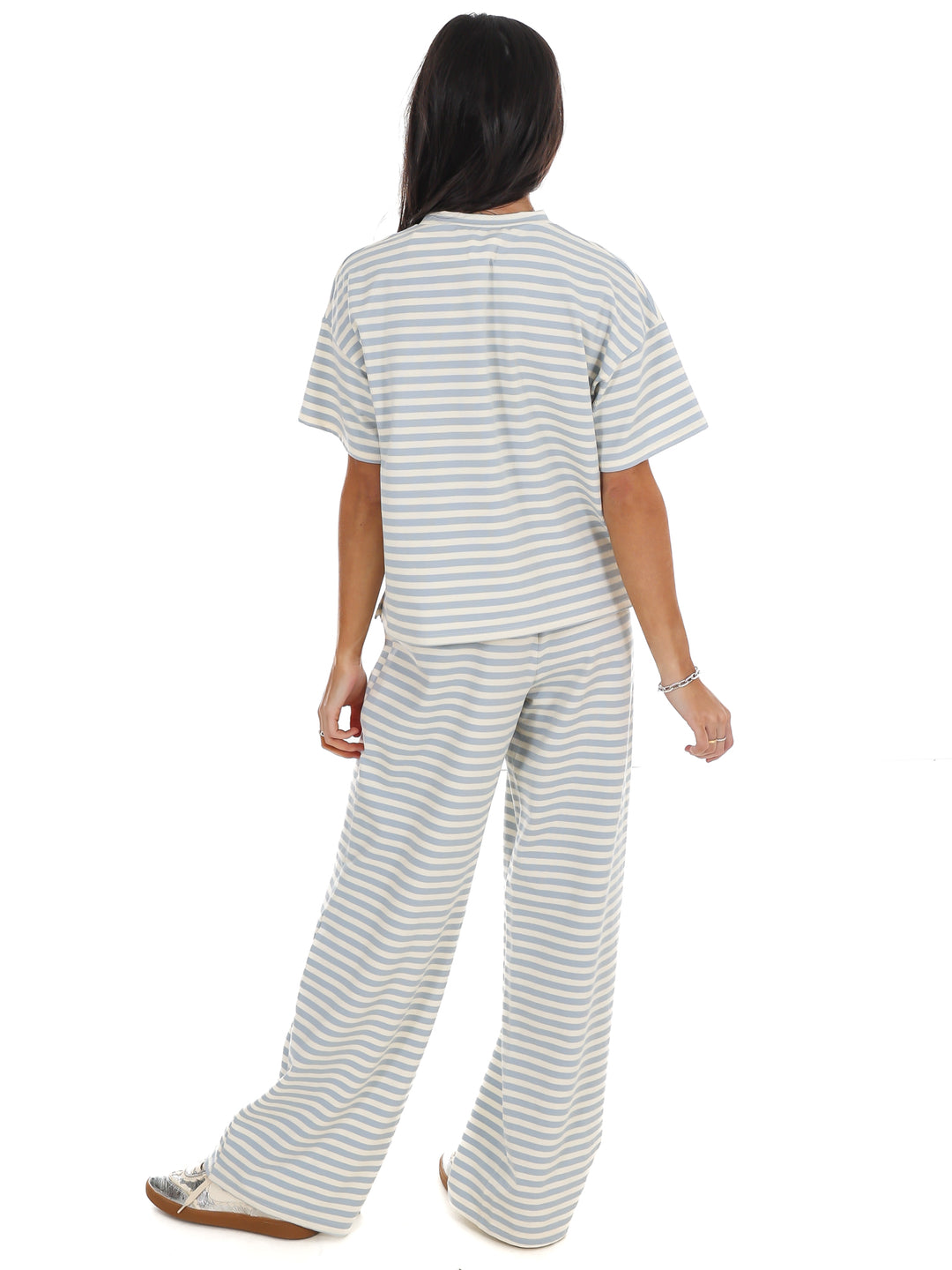 Straight Line Stripe Two Piece Set