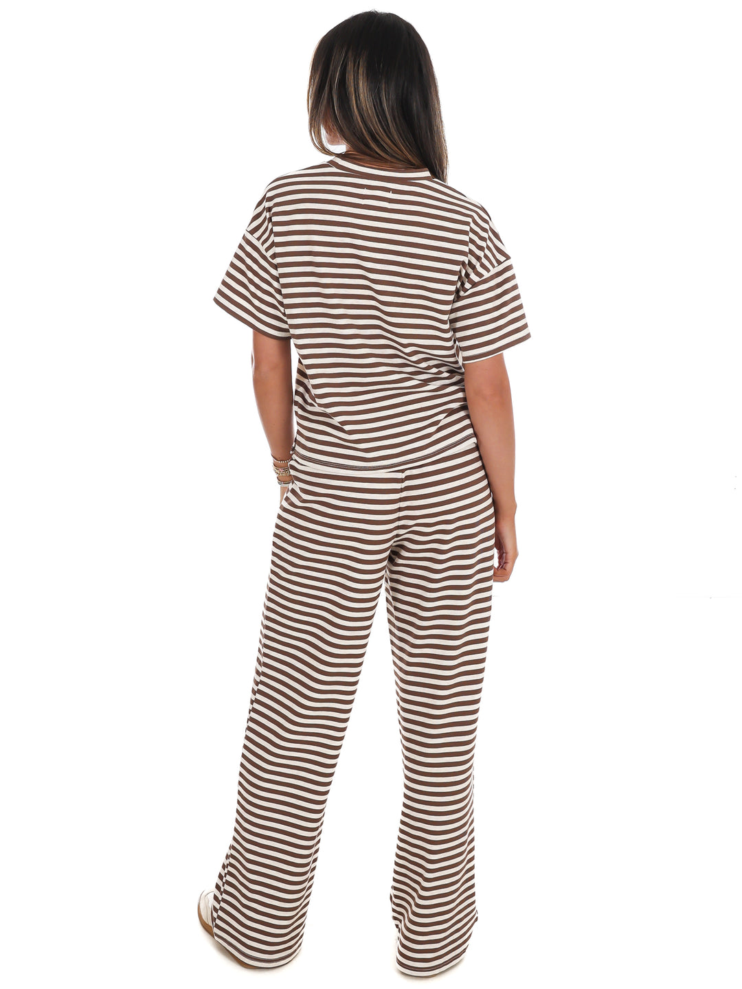 Straight Line Stripe Two Piece Set