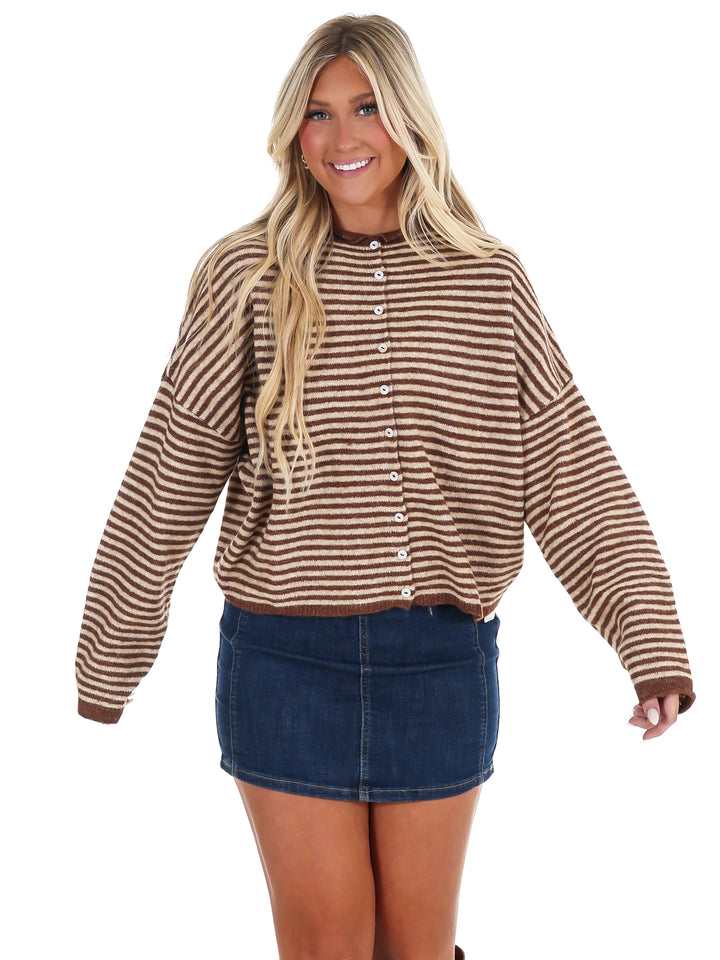 Piper Mini Stripe Cardigan