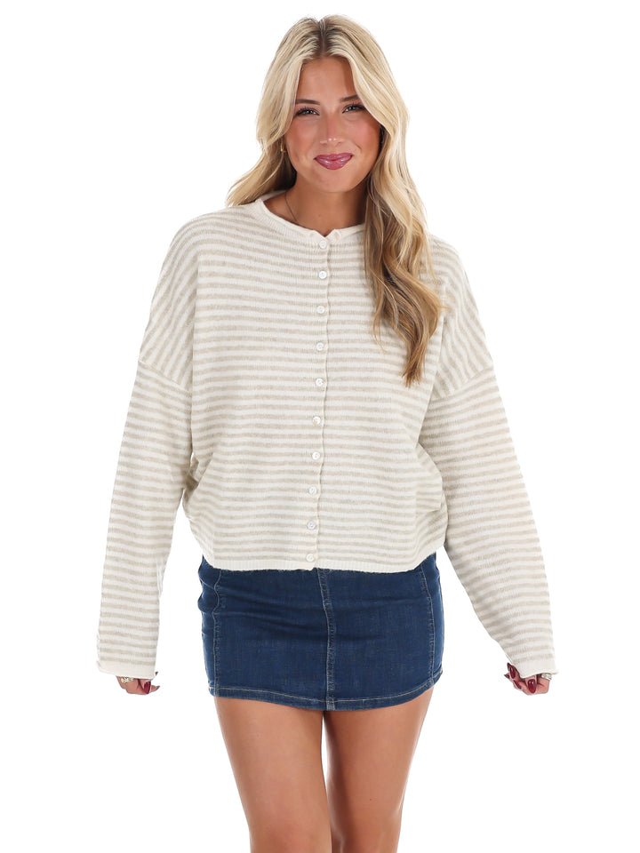 Piper Mini Stripe Cardigan