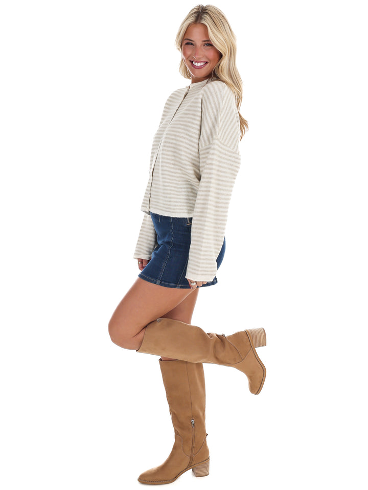 Piper Mini Stripe Cardigan