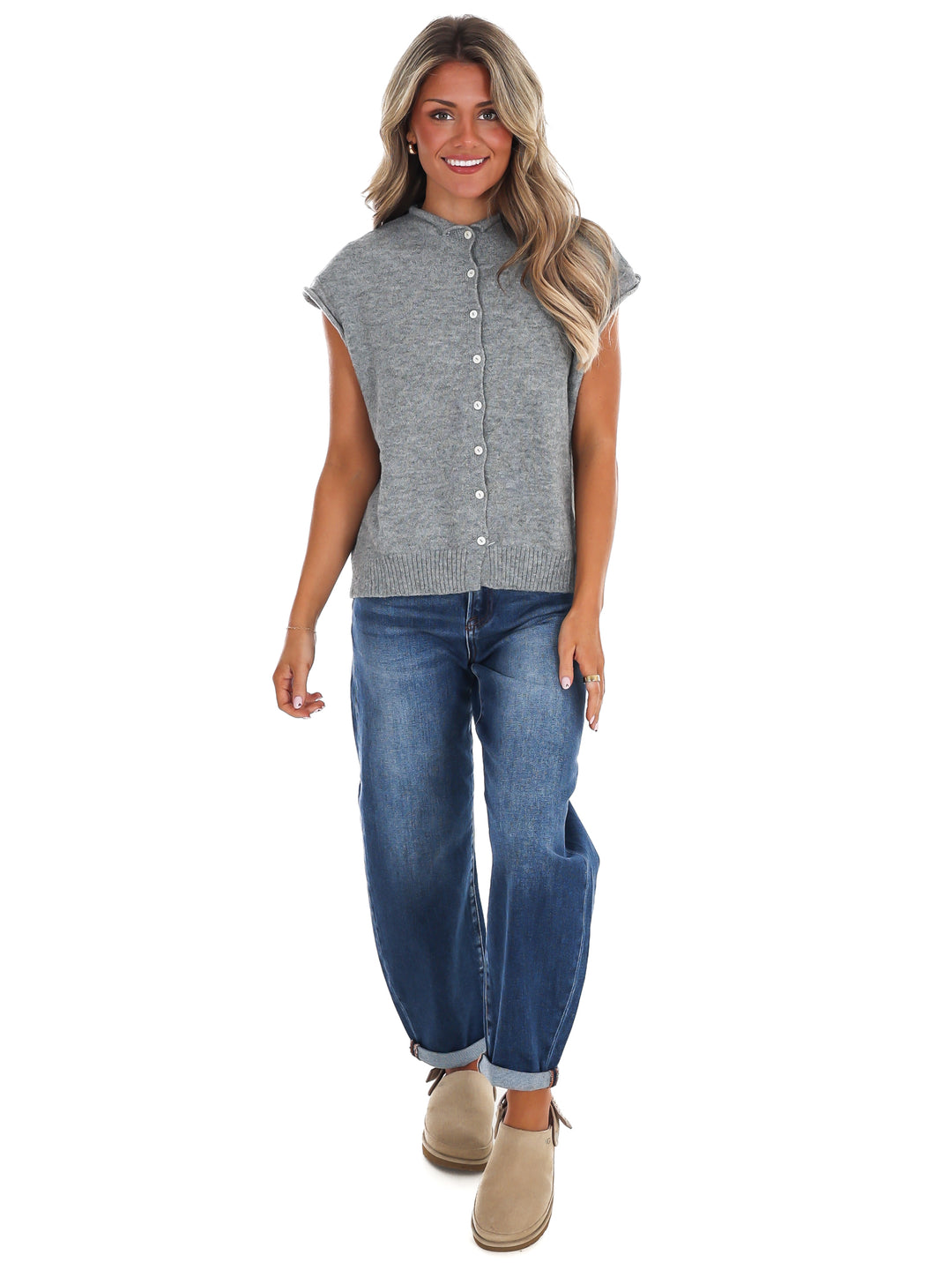 Heartstrings Sweater Vest Cardigan