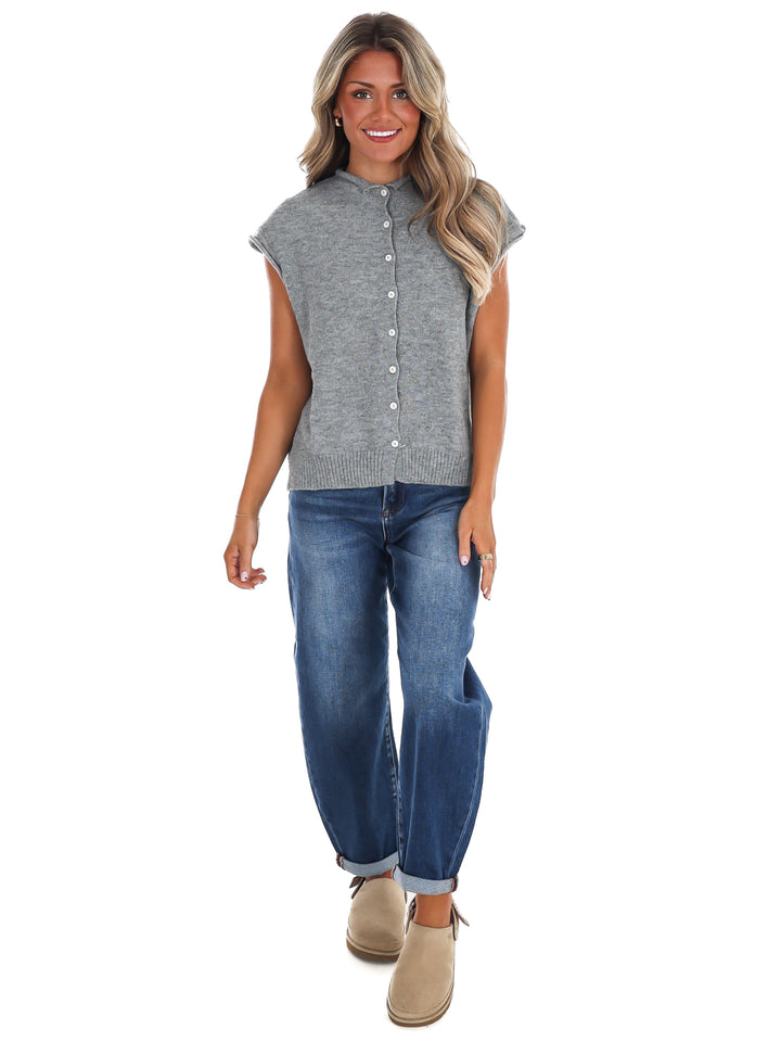 Heartstrings Sweater Vest Cardigan