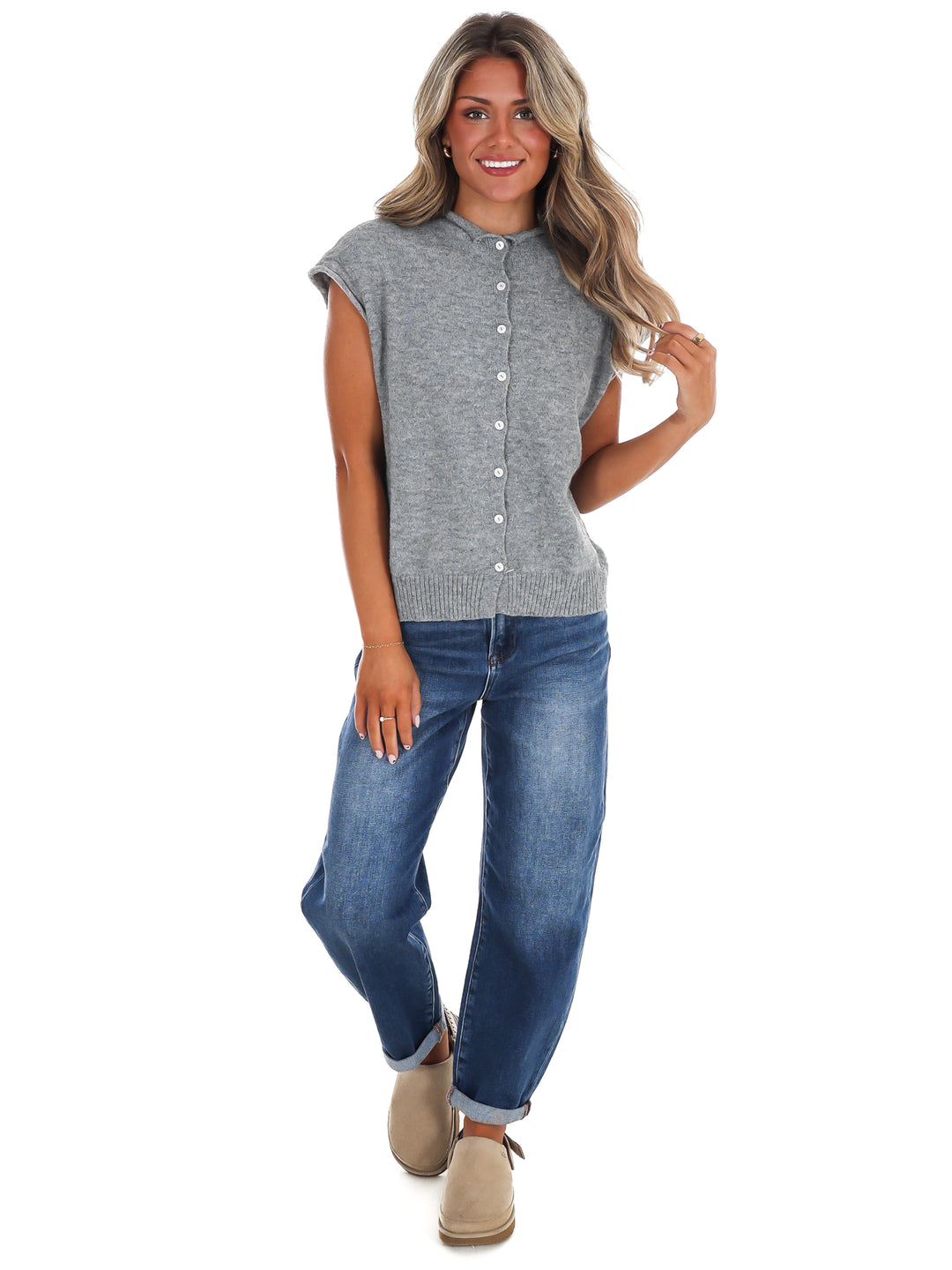 Heartstrings Sweater Vest Cardigan