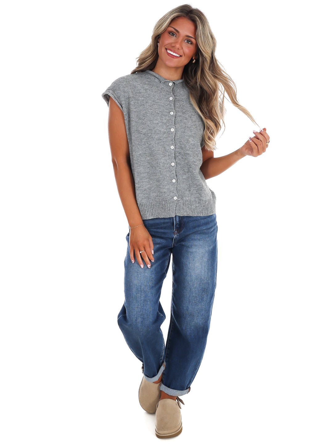 Heartstrings Sweater Vest Cardigan